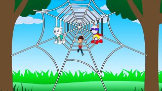Paw Patrol Itsy Bitsy Spider Kids Song | Incy Wincy Spider Nursery Rhyme | Kids Video #Ani