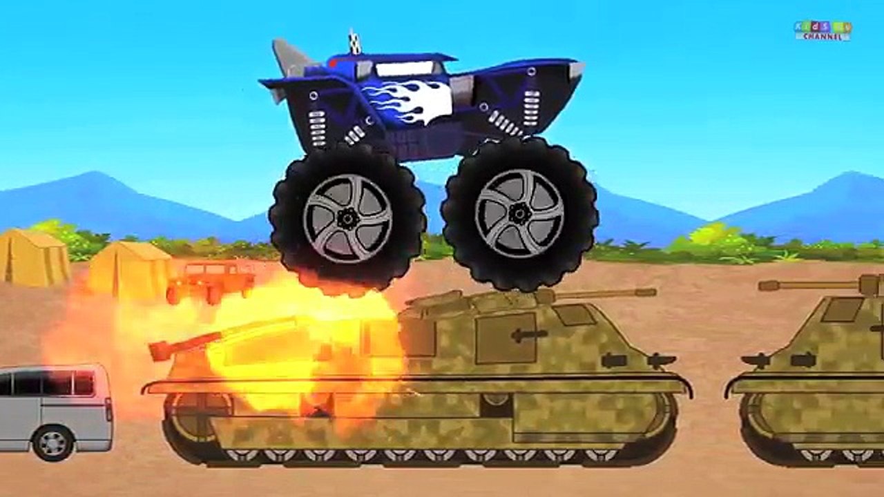 Monster Truck Stunts For Kids video Dailymotion