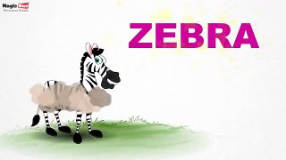 Zebra Animals Pre School Learn Spelling Videos For Kids