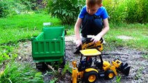 Excavator for Children | Trucks for kids | Construction Vehicles and Super truck Bruder Ki