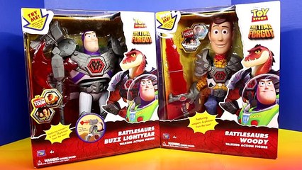 Toy Story That Time Forgot BattleSaurs Woody Buzz Lightyear Action Figure Doll Toys