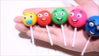 Lollipops Nursery Rhyme Song, Play Doh Finger Family