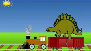 Dinosaur Colors Learn Colors with Dinosaur Train Choo Choo, Color Song #2 by JeannetChanne