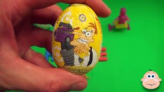 Phineas and Ferb Surprise Egg Learn A Word! Spelling Animals! Lesson 2
