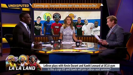 Skip and Shannon discuss LeBron's pickup game with Durant and Kawhi at UCLA | NBA | UNDISPUTED