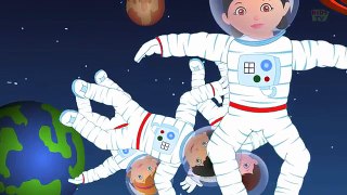 Five Little Astronauts | Phonics Letter T song | Kids Tv Nursery Rhymes For Children