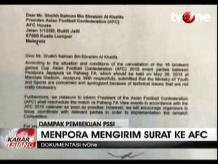 Kemenpora Kirimi AFC Surat Permohonan Jadwal Ulang Persipura Vs Pahang