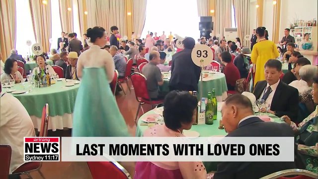 Tears and hope fill the last group reunion of the war torn families