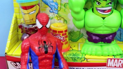 Play Doh Hulk Playset Toy Review and Crafting Playset