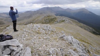 SAB.30-9-17- CIMA DELLA TERRATTA SUD, SERRA CANZONI E LA NAVETTA DA VICINO PESCASSEROLI.