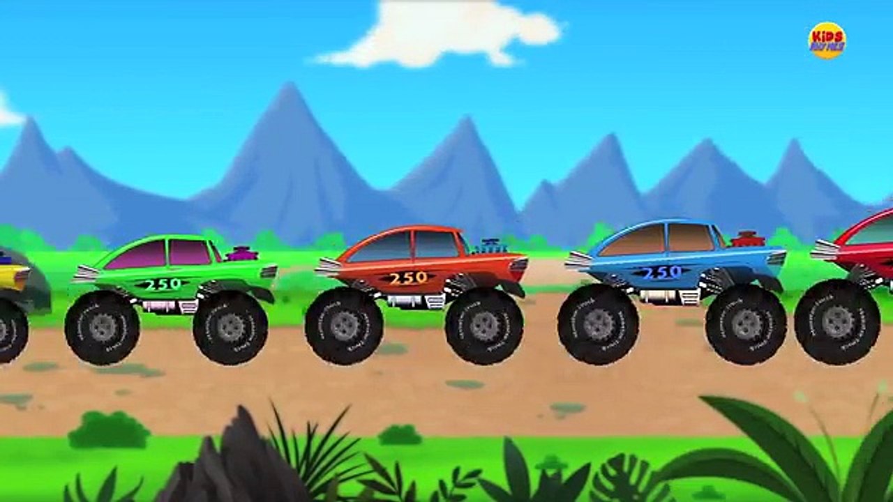 Monster Truck Finger Family Car Rhymes video Dailymotion