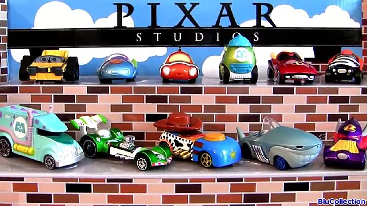 11 Cars Pixar Studios Racers Finding Nemo, Wall E, Sulley, Woody, Buzz, Incredibles Diecas