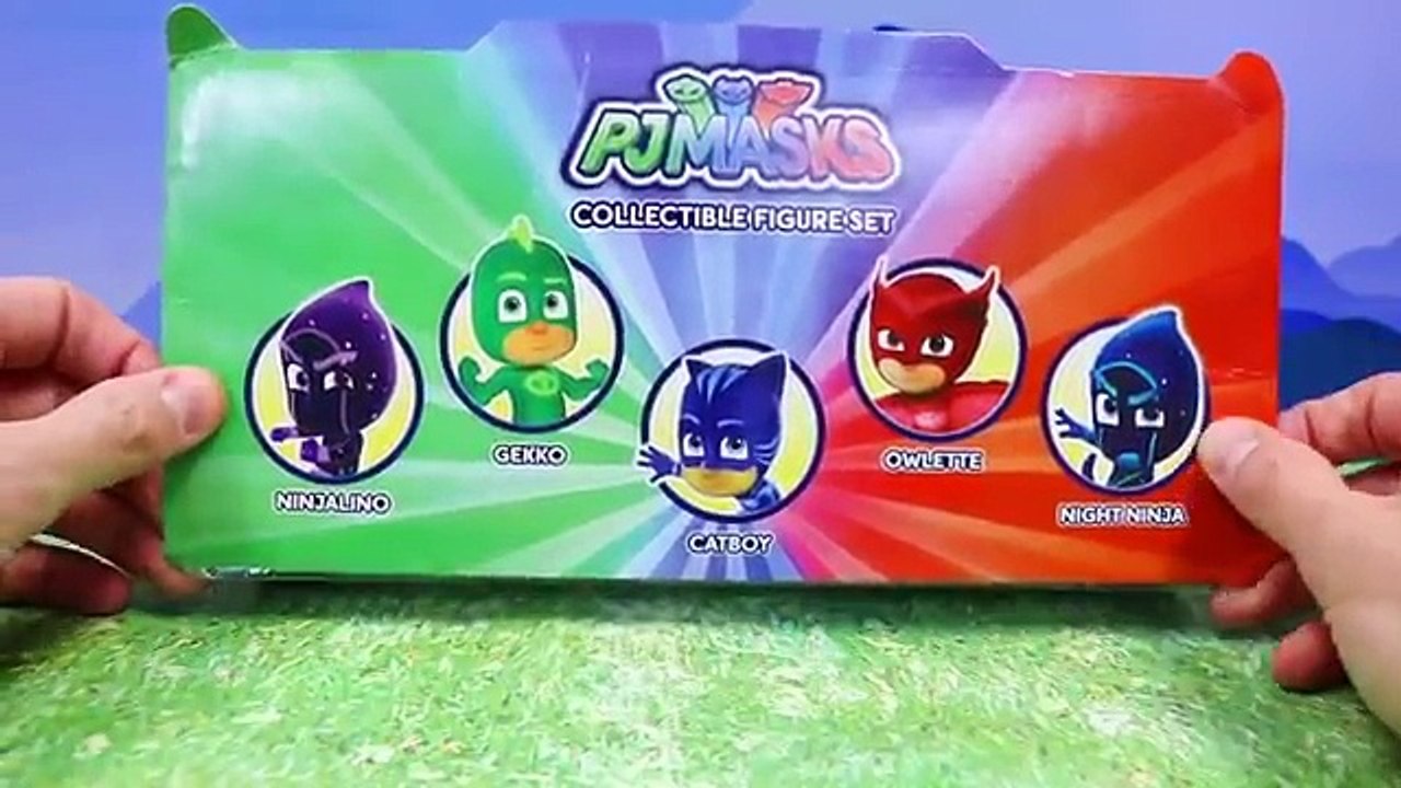 PJ Masks Night Ninja and Ninjalino Takes Gekko and Catboy Vehicles