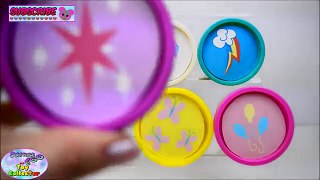 My Little Pony Learning Colors with Play Doh Mane 6 MLP Surprise Egg and Toy Collector SET