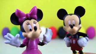 Learn to Count Numbers Play Doh Surprise Eggs Mickey & Minnie Mouse