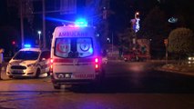 Beyoğlu’nda 4 kişinin yaralandığı kaza saniye saniye kameraya yansıdı