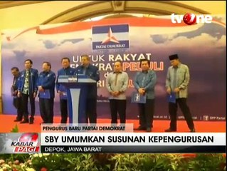 SBY Umumkan Susunan Kepengurusan Baru Partai Demokrat