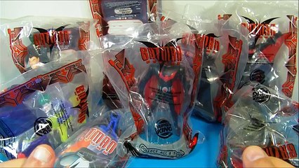 2000 BATMAN BEYOND SET OF 8 BURGER KING KIDS MEAL TOYS VIDEO REVIEW