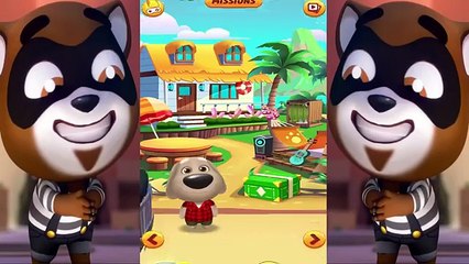 Talking Tom Gold Run Full Android Gameplay For Children HD #2