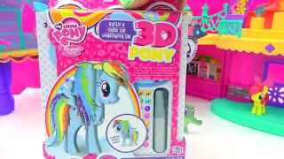 Create Build A 3D My Little Pony Rainbow Dash MLP Craft Kit Cookieswirlc Video