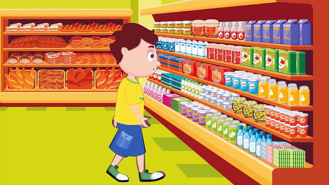 Английский для малышей /Учим название продуктов/ Часть 1/ Learn the name of the food produ