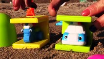 Robocar Poli SMART CARS Demo! Beach Puzzle & Learn to Count Demo with Surprise Eggs! [ 로보