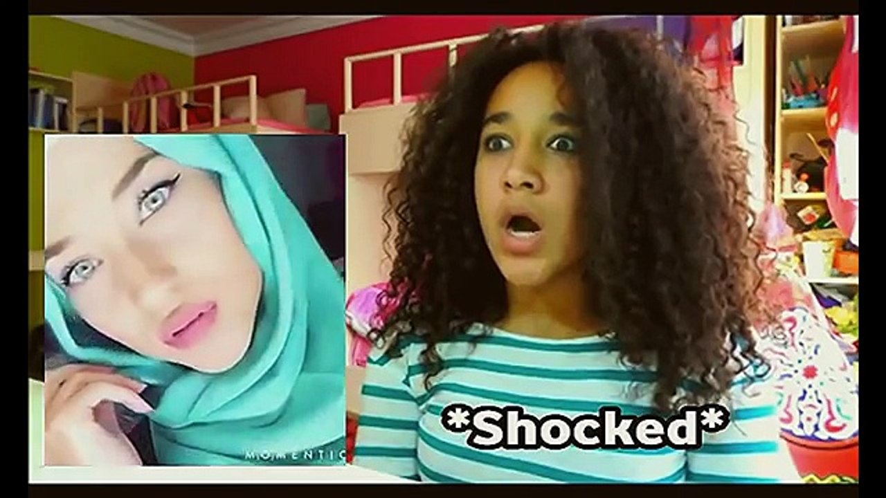 الفتاة المحجبة الجميلة التي ادهلت الجميع في الولايات المتحدة الأمريكية
