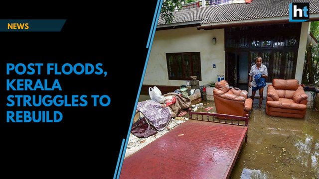 Scenes of devastation as water recedes in Kerala after floods