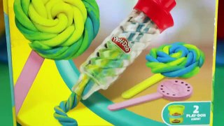 Play Doh Mickey Mouse Lollipop and Play Doh Minnie Mouse Lollipop with Twirl N Twister Pla