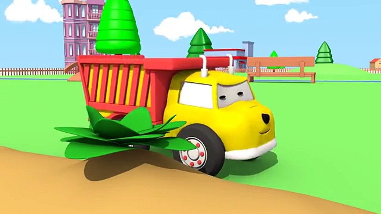 Ethan the DUMP TRUCK plants Vegetables Seeds Learn vegetables with Ethan the Dump Truck