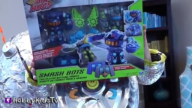 Giant ROBOT Surprise Egg with Transformers Toys by HobbyKidsTV