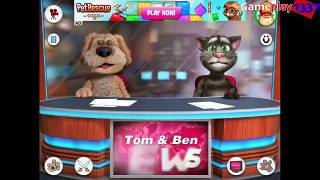 TALKING BEN AND TOM NEWS New Funny Game for Kids iPhone / Android (Gameplay / Review)