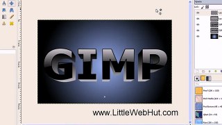 GIMP Text Effects 3D Text
