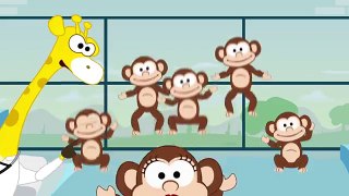 5 Little Monkeys Nursery Rhymes Toobys