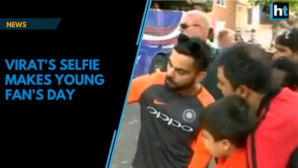 Watch: Virat Kohli delights child with selfie at Nottingham