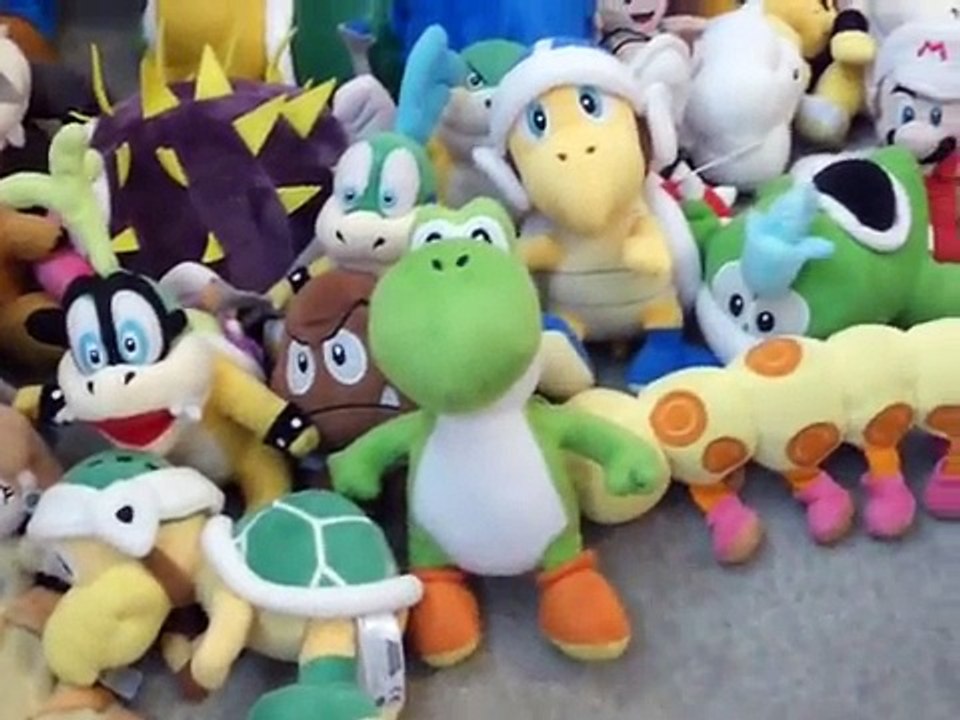Giant Mario plush toy collection (updated) koopaling princess peach daisy kart