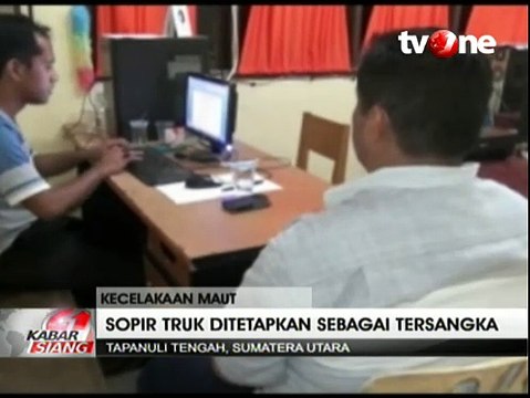 Sopir Truk Jadi Tersangka Kecelakaan Maut di Tapanuli