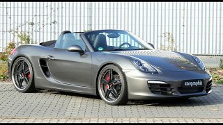 Porsche 981 Boxster with Performance Exhaust System by Cargraphic