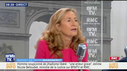 "Ce n'est pas à la garde des Sceaux de sanctionner un juge" explique Nicole Belloubet