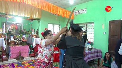 မြန္ျပည္နယ္ သထံုၿမိဳ႕က ေအာက္ေတာင္ၿပံဳးပြဲ (႐ုပ္/သံ)