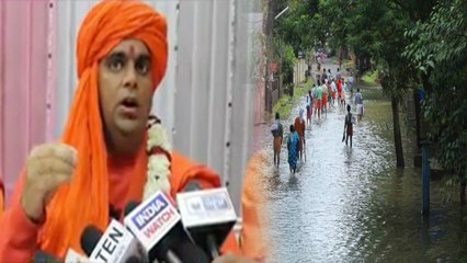 கேரள வெள்ளத்தில் வெறியைக் கலக்கும் சாமியார்- வீடியோ