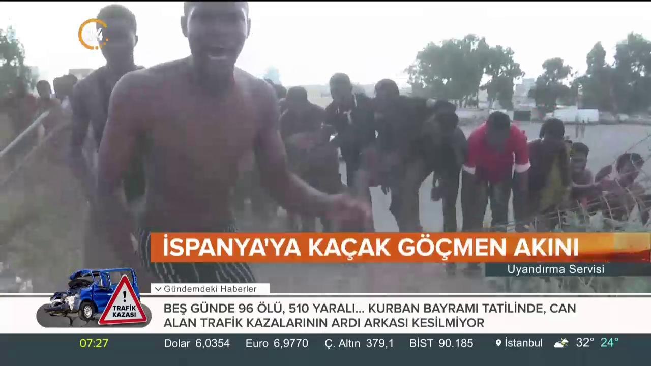 İspanya'ya kaçak göçmen akını