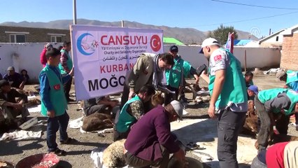Moğolistan'da bin aileye 'Cansuyu'