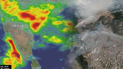 ಪ್ರವಾಹಕ್ಕೆ ತತ್ತರಿಸಿದ ಕೇರಳ ಉಪಗ್ರಹದ ಕಣ್ಣಲ್ಲಿ | Oneindia Kannada