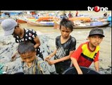 Karikatur Negeri Kehidupan Anak-anak Nelayan di Pinggir Sungai
