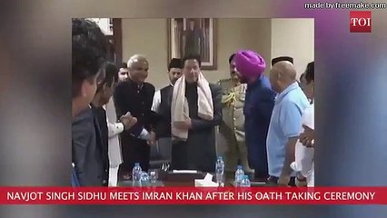 Sidhu meets Imran Khan and Pak Army chief, says they want peace with India