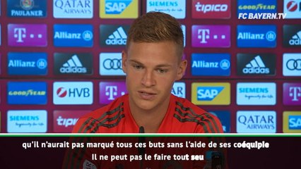 Bayern - Kimmich : "Lewandowski n’aurait pas marqué tous ces buts sans ses coéquipiers"