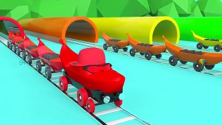Kids Learning Colors with THE BANANA TRAIN | Color Learning Videos for Kids Toddlers