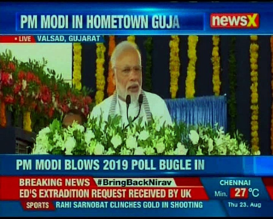PM Modi launches Developments projects in Gujarat
