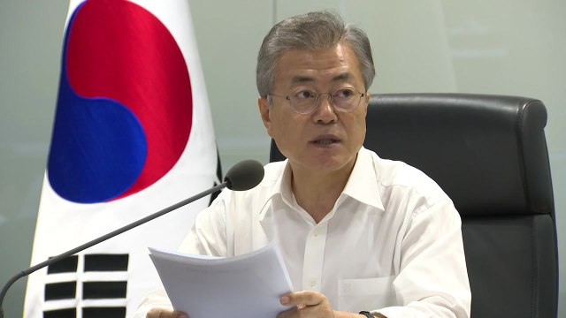 문 대통령, 태풍 대비 점검... 민간 기업도 출퇴근 조정 해주길 / YTN